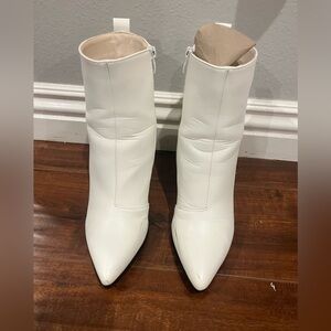 Elegant White Women's Booties